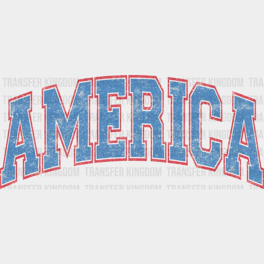 Washed America - T Shirt White