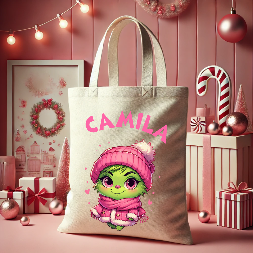 Grinch Tote Bag - Baby Camila